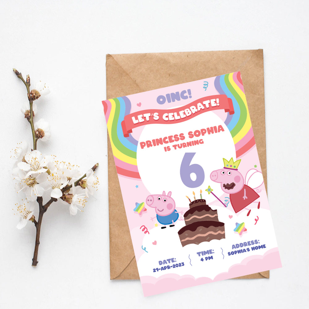 Peppa Pig Birthday Theme