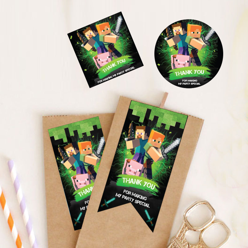 Minecraft Birthday Theme
