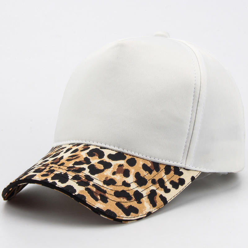 Women Leopard Print Baseball Cap Fashion Hip Hop