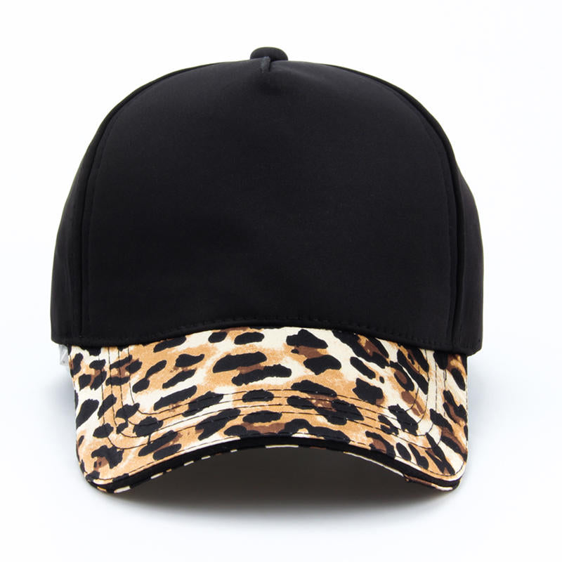 Women Leopard Print Baseball Cap Fashion Hip Hop