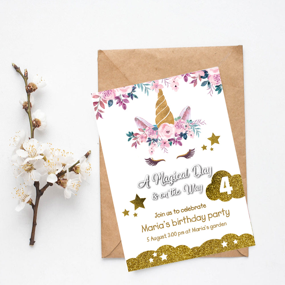 Unicorn Birthday Theme