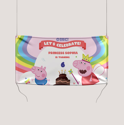 Papa Pig Birthday Theme