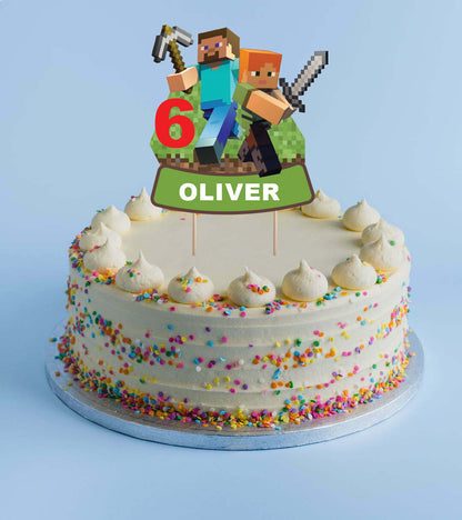 Minecraft Birthday Theme