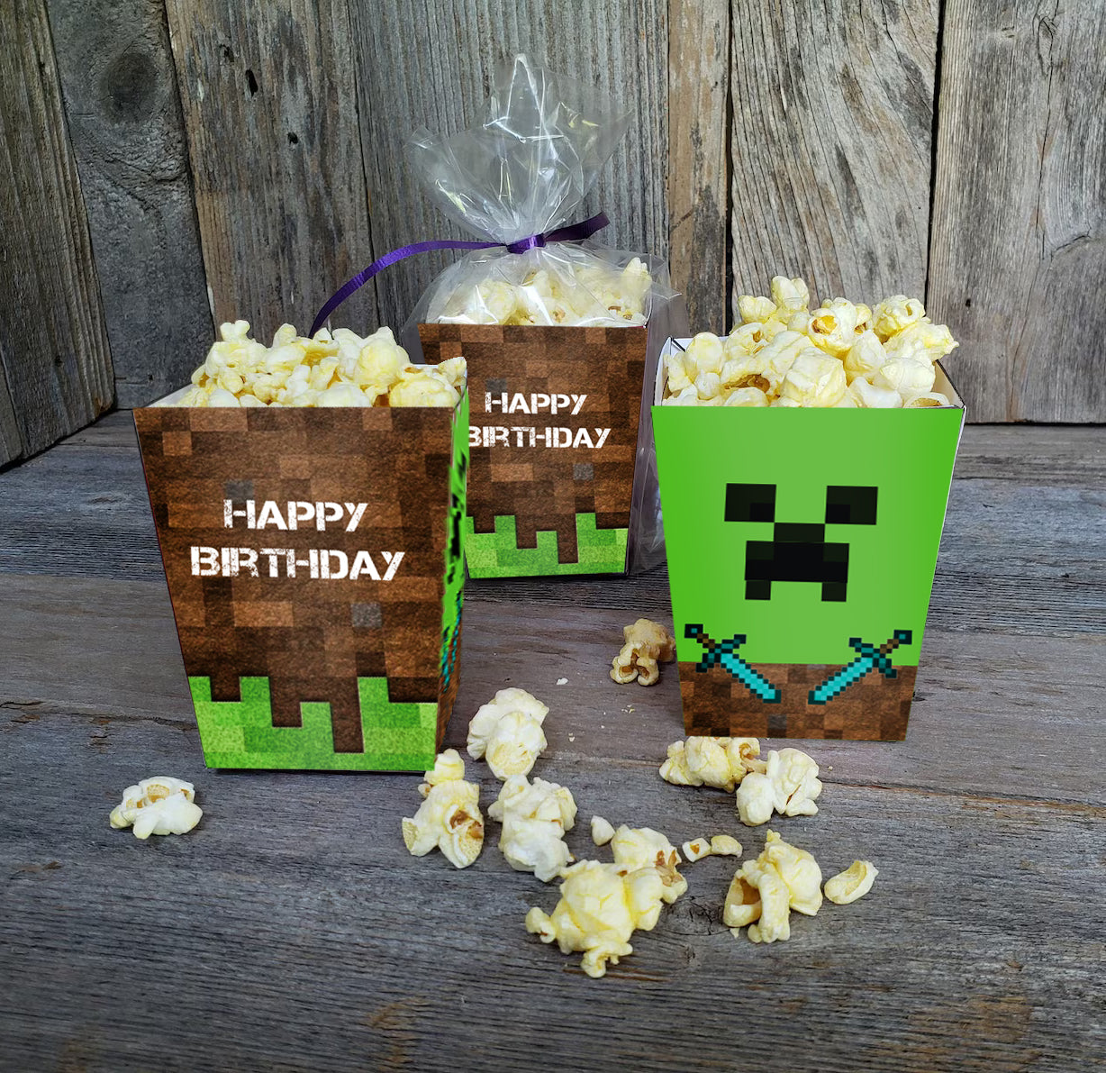 Minecraft Birthday Theme